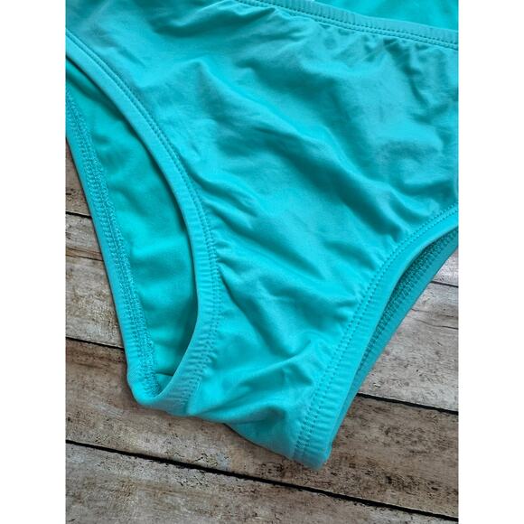 Mossimo Women's Keyhole Side Tie Swim Bottom Mint Green XL - Picture 4 of 5